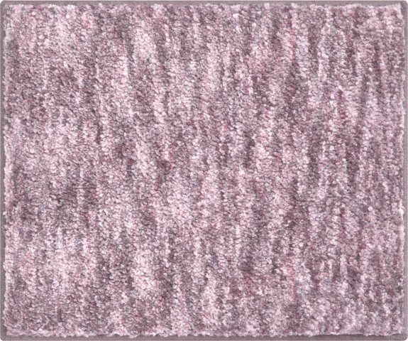 Badematte >MIRAGE< in mauve, 100% Polyester POWERSOFT - 60x50x2,7cm (LxBxH)