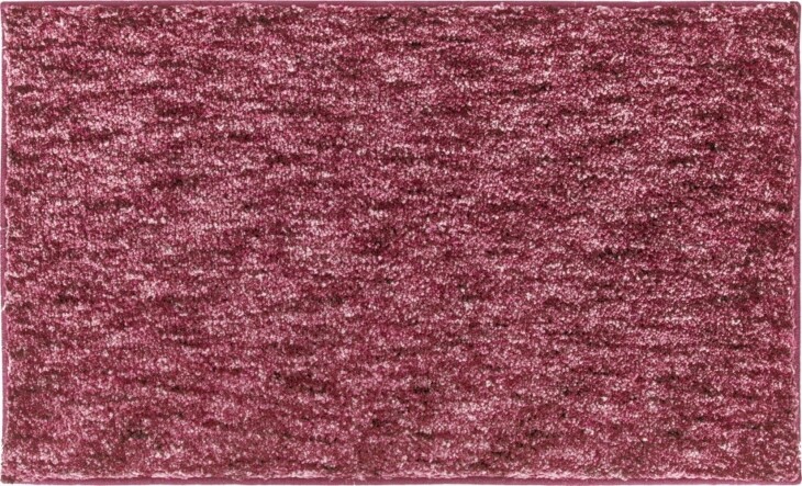 Badematte >MIRAGE< in rubin, 100% Polyester POWERSOFT - 120x70x2,7cm (LxBxH)