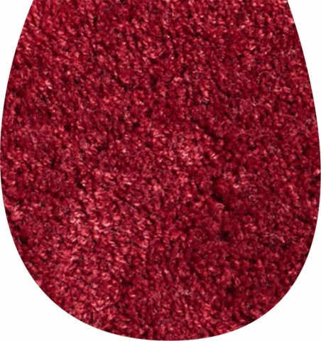 Badematte >WC-Deckel< in beere, 100% Polyacryl SUPERSOFT - 50x47x1,7cm (LxBxH)