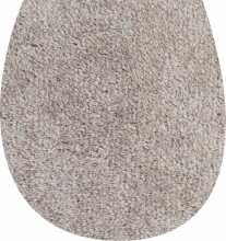 Badematte >WC-Deckel< in taupe, 100% Polyacryl...