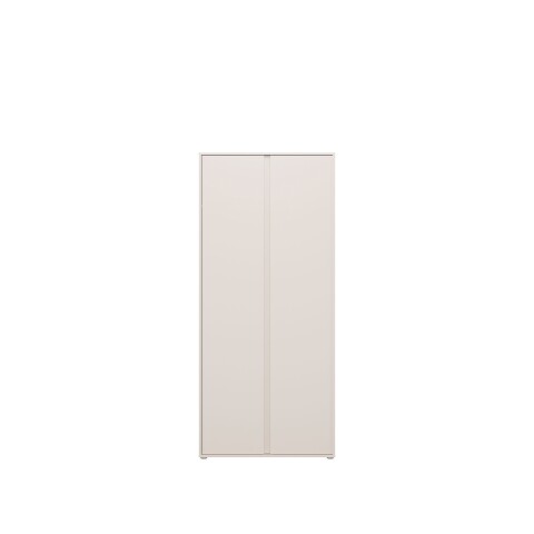 Drehtürenschrank >LISSON< in Sand - 86,2x193,7x60,2cm (BxHxT)