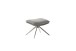 Drehsessel >PARKER< 360° drehbar, Loungesessel inkl. Hocker anthrazit - 76x83x79cm (BxHxT)