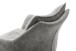 Drehsessel >PARKER< 360° drehbar, Loungesessel inkl. Hocker anthrazit - 76x83x79cm (BxHxT)