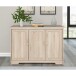 Sideboard >Nantes< 3 Türen, 4 Fächer, Eiche Dekor - 118x80x39cm (BxHxT)