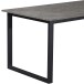Esstisch >Luxembourg< in Beton Dekor grau, MDF - 120x76x80cm (BxHxT)