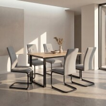 Esstisch >Luxembourg< in Eiche Dekor braun, MDF -...