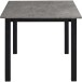 Esstisch >Duisburg< in Beton Dekor grau, MDF - 160x76x90cm (BxHxT)