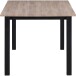 Esstisch >Duisburg< in Eiche Dekor braun, MDF - 160x76x90cm (BxHxT)