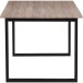 Esstisch >Luxembourg< in Eiche Dekor braun, MDF - 160x76x90cm (BxHxT)