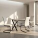 Esstisch >Istanbul< in Beton Dekor grau, MDF - 160x76x90cm (BxHxT)