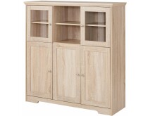 Highboard >Nantes< in Eiche Dekor natur -...