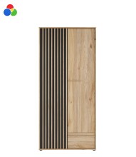 Drehtürenschrank >ARANK< in Mauvella Eiche...