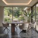 Esstisch >Wien< in Wallnuss Dekor braun, MDF - 200x76x100cm (BxHxT)