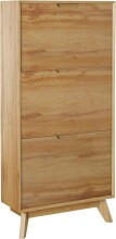 Schuhschrank >Essen< mit 3 Klappen in Eichenoptik -...
