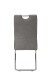 Freischwinger >ALINA S< (2er-Set) mit Griff, Bezug Grau - 43x98x59 (BxHxT)