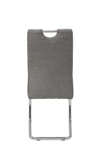 Freischwinger >ALINA S< (4er-Set) mit Griff in Grau - 43x98x59 (BxHxT)