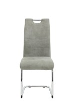 Freischwinger >FLORA II S< (4er-Set) mit Griff, in Vintage Grau - 43x98x59 (BxHxT)