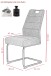 Freischwinger >KERSTIN S< (2er-Set) Federkorb,Griff, in Schlamm - 49x100x61 (BxHxT)