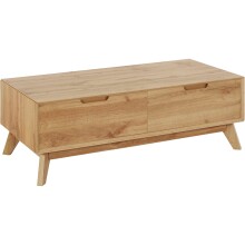 Couchtisch >Essen<mit 2 Schubladen in Eiche Dekor -...
