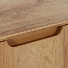 Couchtisch >Essen<mit 2 Schubladen in Eiche Dekor - 110x37x50cm (BxHxT)