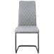 Freischwinger >Valencia< (2er-Set) in Grau, Stoff - 45x97x61cm (BxHxT)