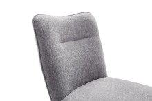 Esszimmerstuhl >Marilla< (2er-Set) drehbar, in grau - 61x91x64 (BxHxT)