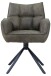 Armlehnstuhl >Bonanza< (4er-Set) Drehfunktion, Federkern, in olive - 62x89x62 (BxHxT)