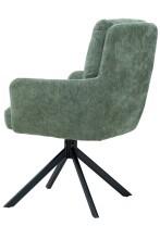 Armlehnstuhl >Yukon< (4er-Set) Drehfunktion, Federkern, olive - 60x94x66cm (BxHxT)