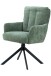 Armlehnstuhl >Yukon< (4er-Set) Drehfunktion, Federkern, olive - 60x94x66cm (BxHxT)