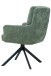 Armlehnstuhl >Yukon< (4er-Set) Drehfunktion, Federkern, olive - 60x94x66cm (BxHxT)