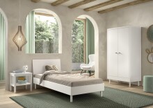 Jugendzimmer-Set >Buche massiv< (3-teilig) in...