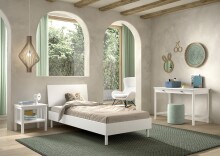 Jugendzimmer-Set >Buche massiv< (3-teilig) in...