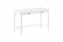 Jugendzimmer-Set >Buche massiv< (3-teilig) in weiß lackiert - 100x190x55 (BxHxT)