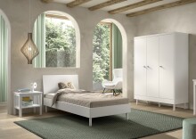 Jugendzimmer-Set >Buche massiv< (3-teilig) in...