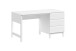 Schreibtisch >Eva< in Weiß, Kiefer massiv mit MDF - 140x75x70cm (BxHxT)