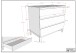 Schubkastenkommode >Eva< in Weiß, Kiefer massiv und MDF - 98,5x89,4x57cm (BxHxT)
