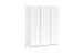 Jugendzimmer-Set >Eva< (3-teilig) in Weiß - 148,8x196,2x57,8 (BxHxT)