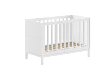 Babymöbel-Set >Eva< (3-teilig) in Weiß - 125x85,2x66,2 (BxHxT)