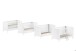 Babymöbel-Set >Eva< (3-teilig) in Weiß - 145x85x74,2 (BxHxT)