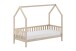 Hausbett >Cabane< in Kiefer natur, Kiefer massiv - 208x169x98cm (BxHxT)