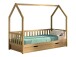 Hausbett >Cabane< Bettschublade, Eiche natur, Eiche teilmassiv - 208x169x98cm (BxHxT)