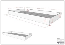 Hausbett >Fagus< inkl. Zubehör, Buche massiv - 207,5x170x97,5 (BxHxT)