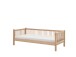 Einzelbett >Fagus< Schublade+Rausfallschutz, Buche massiv - 207,5x68x97,5 (BxHxT)