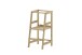Stehhilfe >Lernturm< in Buche massiv natur lackiert - 41x85x48,3 (BxHxT)