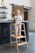 Stehhilfe >Lernturm< in Buche massiv natur lackiert - 41x85x48,3 (BxHxT)