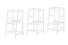 Stehhilfe >Lernturm< in Buche massiv weiß lackiert - 41x85x48,3 (BxHxT)