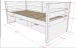 Stauraumbett >Margrit< in Milky White, Kiefer massiv - 211x85,5x97,8cm (BxHxT)