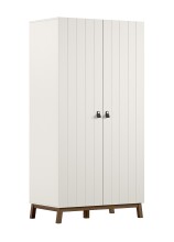 Drehtürenschrank >Sezane< in Farbe Nussbaum /...