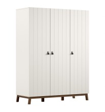 Drehtürenschrank >Sezane< in Farbe Nussbaum /...