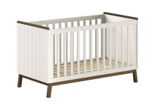 Babymöbel-Set >Sezane< (3-teilig) in Clay / Nussbaumfarbig - 145x85x76 (BxHxT)